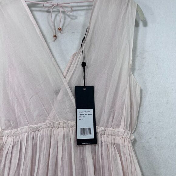 Ilse Jacobsen Dress Women 6 Pink Maxi Flowy Coquette Romantic Lightweight Cotton - Picture 11 of 16